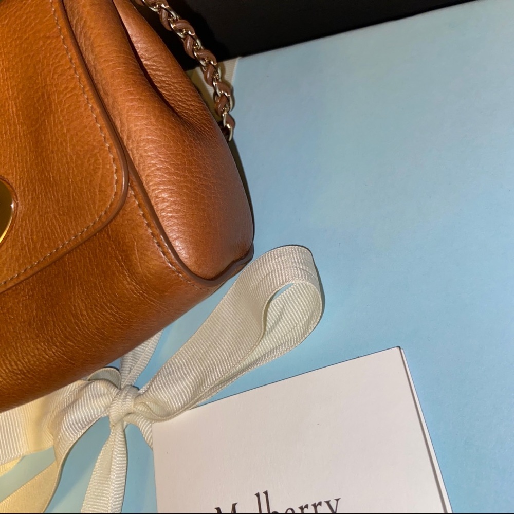 Sold Mulberry Mini Lily Natural Oak Leather - Picture 3 of 9